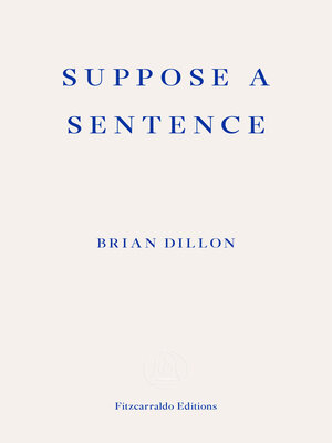 cover image of Suppose a Sentence